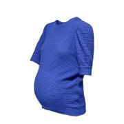 ONLY MATERNITY zwangerschapsshirt OLMMAI kobaltblauw T-shirt Dames Pol...