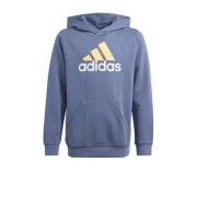 adidas Sportswear hoodie grijsblauw Sweater Logo - 176