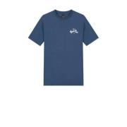NIK&NIK T-shirt RYC met printopdruk donkerblauw Jongens Katoen Ronde h...