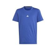 adidas Sportswear sportshirt blauw Sport t-shirt Jongens/Meisjes Polye...