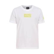 Shoeby T-shirt met printopdruk wit Bruin Jongens Katoen Ronde hals Pri...