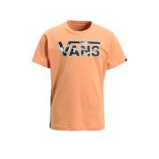 VANS T-shirt Classic oranje Jongens/Meisjes Katoen Ronde hals Logo - 9...