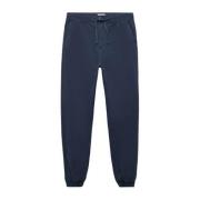 Mango Kids relaxed joggingbroek donkerblauw Jongens Stretchkatoen Effe...