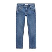 Mango Kids straight fit jeans changeant blauw Jongens Stretchdenim Eff...