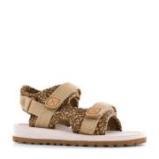 Shoesme sandalen met panterprint beige Meisjes Textiel Panterprint - 3...