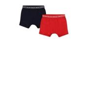 Tumble 'n Dry boxershort - set van 2 rood/zwart Jongens Katoen Effen -...