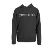 Calvin Klein hoodie met logo zwart/wit Sweater Logo - 104