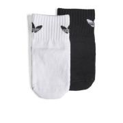 adidas Originals anti slip sokken - set van 2 wit/zwart Jongens/Meisje...