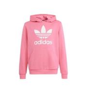 adidas Originals hoodie roze/wit Sweater Logo - 158