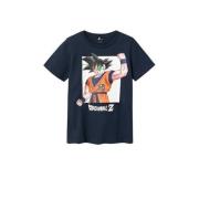 NAME IT KIDS Dragonball T-shirt NKMJAVIS met printopdruk donkerblauw J...