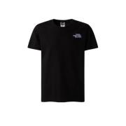 The North Face T-shirt zwart Meisjes Katoen Ronde hals Backprint - 158...