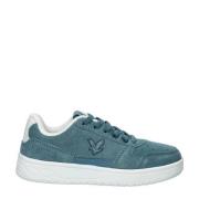 Lyle & Scott suède sneakers blauw Jongens Suede Effen - 33