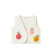 NAME IT BABY baby gilet NBFHELGANY met printopdruk ecru/multicolor Mei...