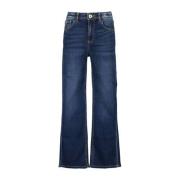 Vingino high waist loose fit jeans GIULIA dark used Blauw Meisjes Deni...