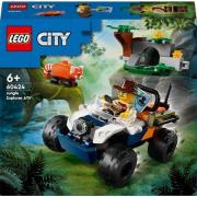LEGO City Jungleonderzoekers: rode panda-missie met terreinwagen 60424...