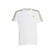adidas Sportswear sportshirt wit/groen Sport t-shirt Jongens Polyester...