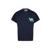 Vingino T-shirt Hailey met printopdruk diep donkerblauw Meisjes Katoen...