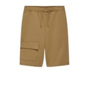 KIDS ONLY BOY sweatshort KOBJAKE lichtbruin Korte broek Effen - 140