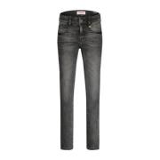 Vingino skinny jeans Anzio washed black Zwart Jongens Stretchdenim Eff...