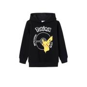 NAME IT KIDS Pokemon hoodie NKMNOSCAR met printopdruk zwart Sweater Pr...