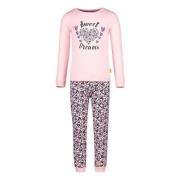 Orange Stars pyjama met printopdruk roze Meisjes Katoen Ronde hals Pri...