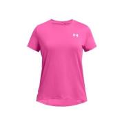 Under Armour sportshirt KnockOut roze/wit Sport t-shirt Jongens/Meisje...