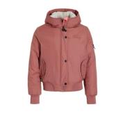 Me & My Monkey bomberjack Nena roze Jas Meisjes Nylon Capuchon Effen -...