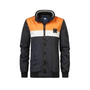 Petrol Industries zomerjas grijs Jongens Polyester Capuchon Meerkleuri...