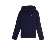 Lyle & Scott sweater Blauw Jongens Katoen Capuchon Effen - 128/134