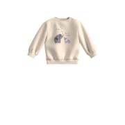 s.Oliver baby sweater met printopdruk ecru Printopdruk - 62