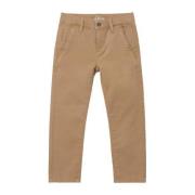 s.Oliver broek camel Bruin Jongens Stretchkatoen Effen - 116