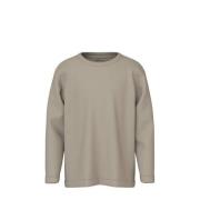 NAME IT MINI longsleeve NMMVOBBO beige Jongens Katoen Ronde hals Effen...