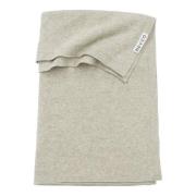 Meyco baby ledikantdeken Knit Basic 100x150 cm Sand Melange Babydeken ...