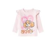 NAME IT MINI Paw Patrol longsleeve NMFJUTTE met printopdruk en ruches ...