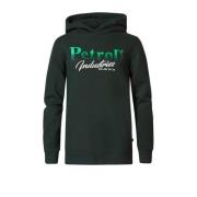 Petrol Industries hoodie groen Trui Jongens Sweat Capuchon Printopdruk...