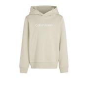 Calvin Klein hoodie beige Trui Jongens/Meisjes Sweat Capuchon Logo - 1...