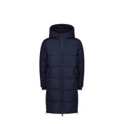 Vingino gewatteerde winterjas Taire donkerblauw Meisjes Polyester Capu...