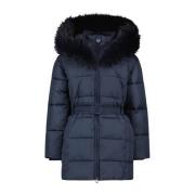 Le Chic gewatteerde winterjas BODETTE donkerblauw Meisjes Polyester Ca...