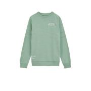 WE Fashion sweater lichtgroen Effen - 146/152 | Sweater van WE Fashion