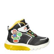 Geox Ciberdron sneakers met lichtjes zwart Jongens Imitatieleer Person...