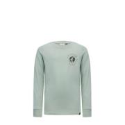 Retour Jeans longsleeve Ossian met backprint zachtgroen Jongens Katoen...