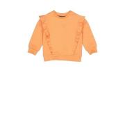 Quapi sweater MANDY oranje Effen - 68 | Sweater van Quapi