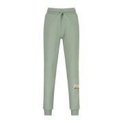 Raizzed tapered fit joggingbroek Tezu met logo zachtgroen Jongens Swea...