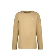 Raizzed longsleeve Beige Jongens Katoen Ronde hals Effen - 164