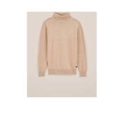 WE Fashion coltrui Beige Effen - 122/128 | Trui van WE Fashion