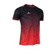 Stanno voetbalshirt Altius zwart/rood Sport t-shirt Jongens/Meisjes Po...