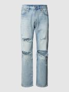 Straight fit jeans in destroyed-look, model '512'