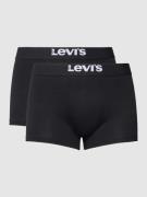 Boxershort met elastische band met logo, model 'SOLID BASIC TRUNK'