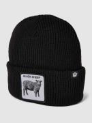 Beanie met motiefpatch, model 'SHEEP THIS'