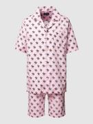 Pyjama met all-over logomotief